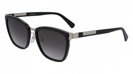 Longchamp LO643S Sunglasses, (001) BLACK