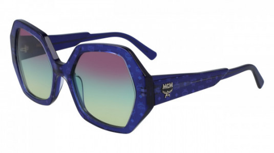 MCM MCM679S Sunglasses, (431) BLUE FLUO VISETOS