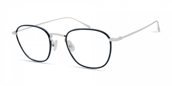 Derek Lam 293 Eyeglasses, Silver  Navy