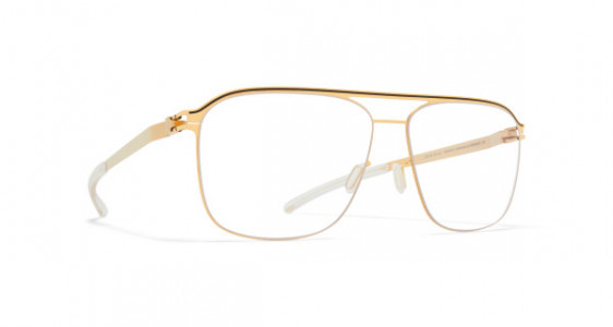 Mykita ADRIANO Eyeglasses, GOLD/DARK BROWN