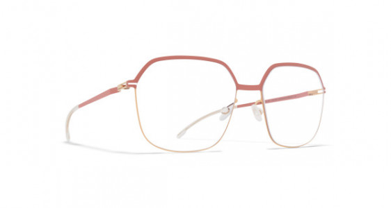 Mykita FINNA Eyeglasses, CHAMPAGNE GOLD/PINK CLAY