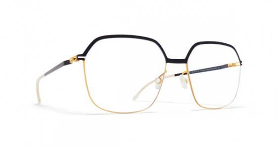 Mykita FINNA Eyeglasses, GOLD/JET BLACK