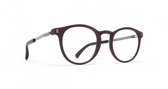 Mykita Mylon BLOOM Eyeglasses, MH25 EBONY BROWN/SHINY GRAPHITE
