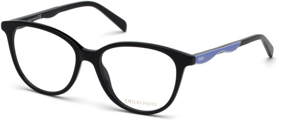 Emilio Pucci EP5094 Eyeglasses, 001 - Shiny Black