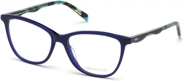 Emilio Pucci EP5095 Eyeglasses, 090 - Shiny Blue