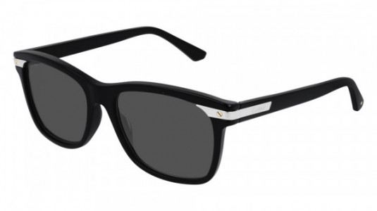 Cartier CT0190S Sunglasses, 001 - BLACK with GREY lenses