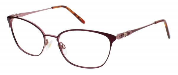 Jessica McClintock JMC 4304 Eyeglasses, Burgundy