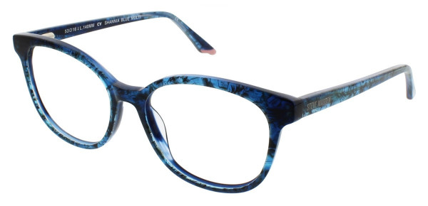 Steve Madden SHANNIA Eyeglasses, Blue Multi
