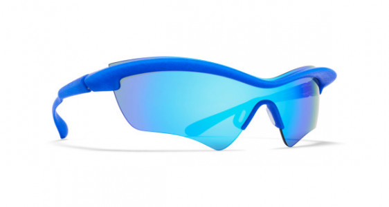 Mykita MMECHO005 Sunglasses, MD30 INTERNATIONAL BLUE - LENS: TURQUOISE FLASH MM SHIELD