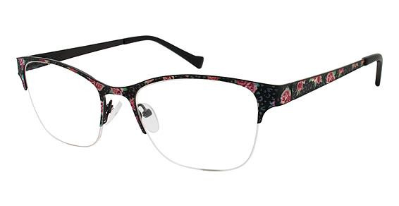 Betsey Johnson GYPSY ROSE Eyeglasses, BLACK