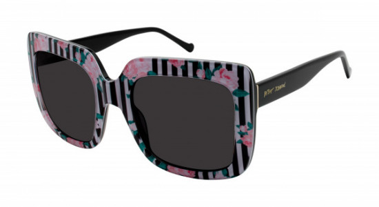 Betsey Johnson Bed of Rose Sunglasses, Pink