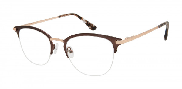 Jessica Simpson J1164 Eyeglasses, OXGLD BLACK BRUSHED GOLD