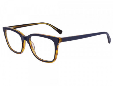 Club Level Designs CLD9281 Eyeglasses, C-1 Navy/Honey