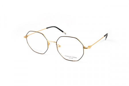 William Morris CSNY30044 Eyeglasses, BLACK/GOLD (C2)