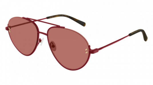 Stella McCartney SC0179S Sunglasses, 004 - RED with RED lenses