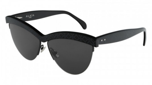 Azzedine Alaïa AA0023S Sunglasses, 002 - BLACK with GREY lenses