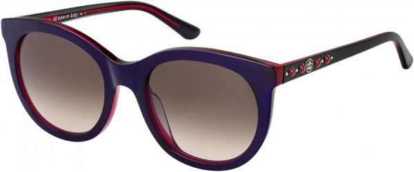 Juicy Couture JU 608/S Sunglasses, 0365 Violet Fuchsia
