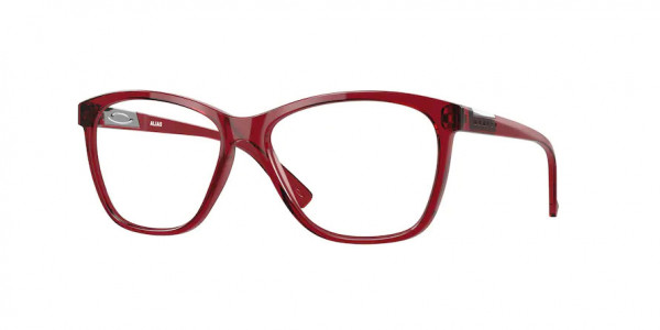 Oakley OX8155 ALIAS Eyeglasses, 815509 ALIAS POLISHED TRANSLUCENT BRI (POLISHED TRANSLUCENT BRICK RED)