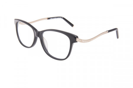 Azzaro AZ35066 Eyeglasses, C1 BLACK/GOLD