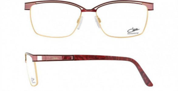 Cazal CAZAL 1233 Eyeglasses, 004 Burgundy-Rose