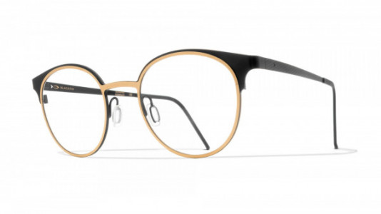 Blackfin Charleston Black Edition Eyeglasses, Black & Yellow Gold - C900