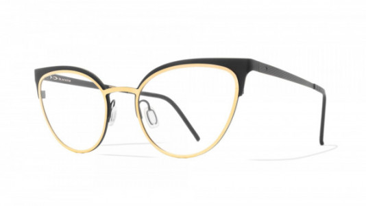 Blackfin Juniper Bay Black Edition Eyeglasses, Black & Light Gold - C1051