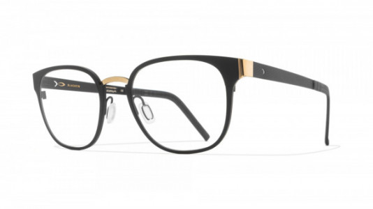 Blackfin Oakland Black Edition Eyeglasses, Black & Light Gold - C1050