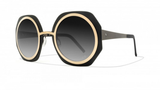 Blackfin Coral Cove Black Edition Sunglasses, Black & Light Gold - C1040