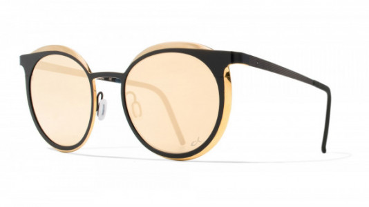 Blackfin Sunset Reef Black Edition Sunglasses, Black & Yellow Gold - C876