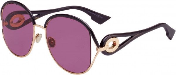 Christian Dior Diornewvolute Sunglasses, 0S9E Gold Violet