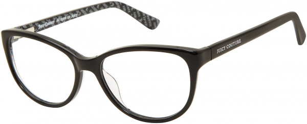 Juicy Couture JU 300 Eyeglasses, 0807 Black