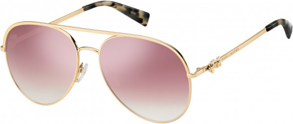 Marc Jacobs Marc Daisy 2/S Sunglasses, 0DDB Gold Copper