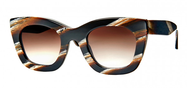 Thierry Lasry CONCUBINY Sunglasses, Brown Horn