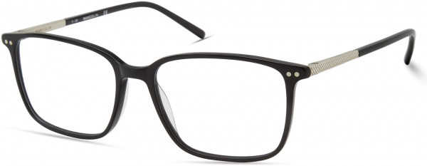 Marcolin MA3020 Eyeglasses, 001 - Shiny Black