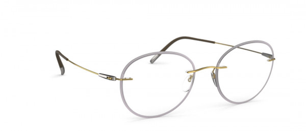 Silhouette Dynamics Colorwave Core. Accent Rings gy Eyeglasses, 5540 Brass / Mauve