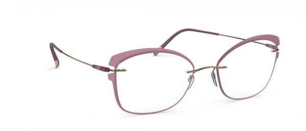 Silhouette Dynamics Colorwave Highlight. Accent Rings ie Eyeglasses, 6240 Bronze / Burgundy