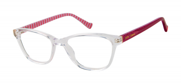 Betsey Johnson Dazzle (Petite) Eyeglasses, Clear