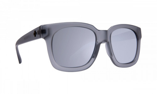 Spy Optic Shandy Sunglasses, Matte Translucent Gray / Gray with Silver Mirror