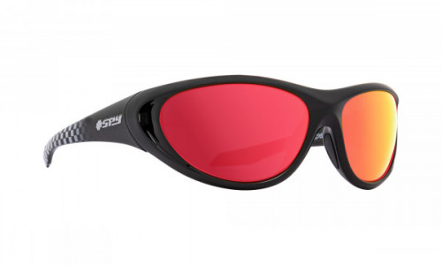 Spy Optic Scoop 2 Sunglasses, Black Checkered Fade / HD Plus Rose with Red Spectra Mirror