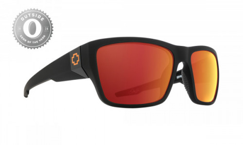 Spy Optic Dirty Mo 2 Sunglasses, SPY + Dale Jr Matte Black / HD Plus Gray Green with Orange Spectra Mirror
