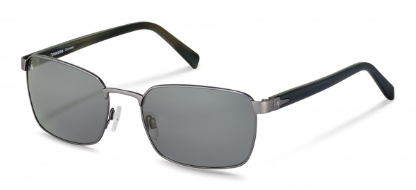 Rodenstock R1417 Sunglasses, D light blue, dark blue structured (SunProtect smoky grey)