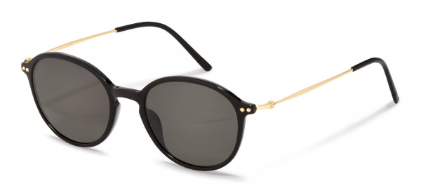 Rodenstock R3307 Sunglasses, A black, gold (grey polarized)