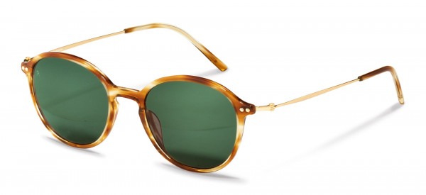 Rodenstock R3307 Sunglasses, B light havana, gold (pilot green-grey)