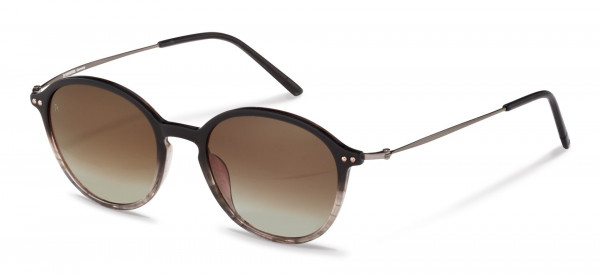 Rodenstock R3307 Sunglasses, C grey gradient, gunmetal (chestnut smoky gradient)
