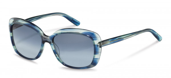 Rodenstock R3308 Sunglasses, B blue structured (steel blue gradient)