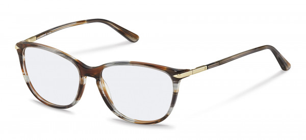 Rodenstock R5328 Eyeglasses, D brown, grey structured