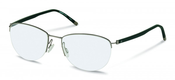 Rodenstock R7044 Eyeglasses, B gunmetal, dark green