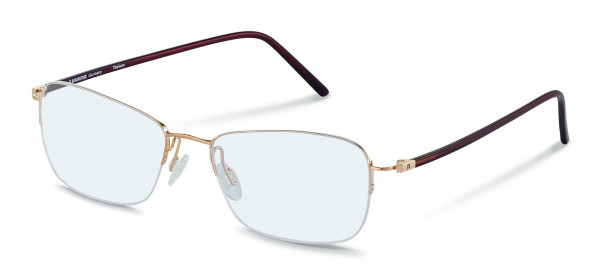 Rodenstock R7053 Eyeglasses, A gold, brown