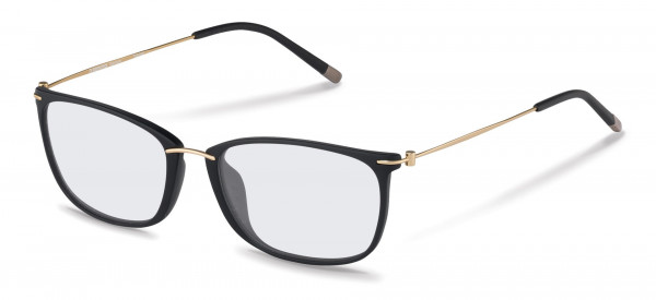 Rodenstock R7065 Eyeglasses, A black, gold