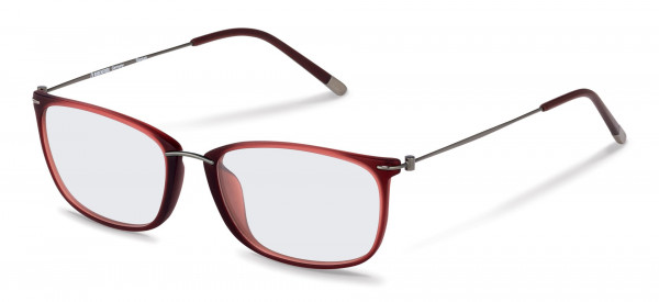 Rodenstock R7065 Eyeglasses, D dark red, gunmetal